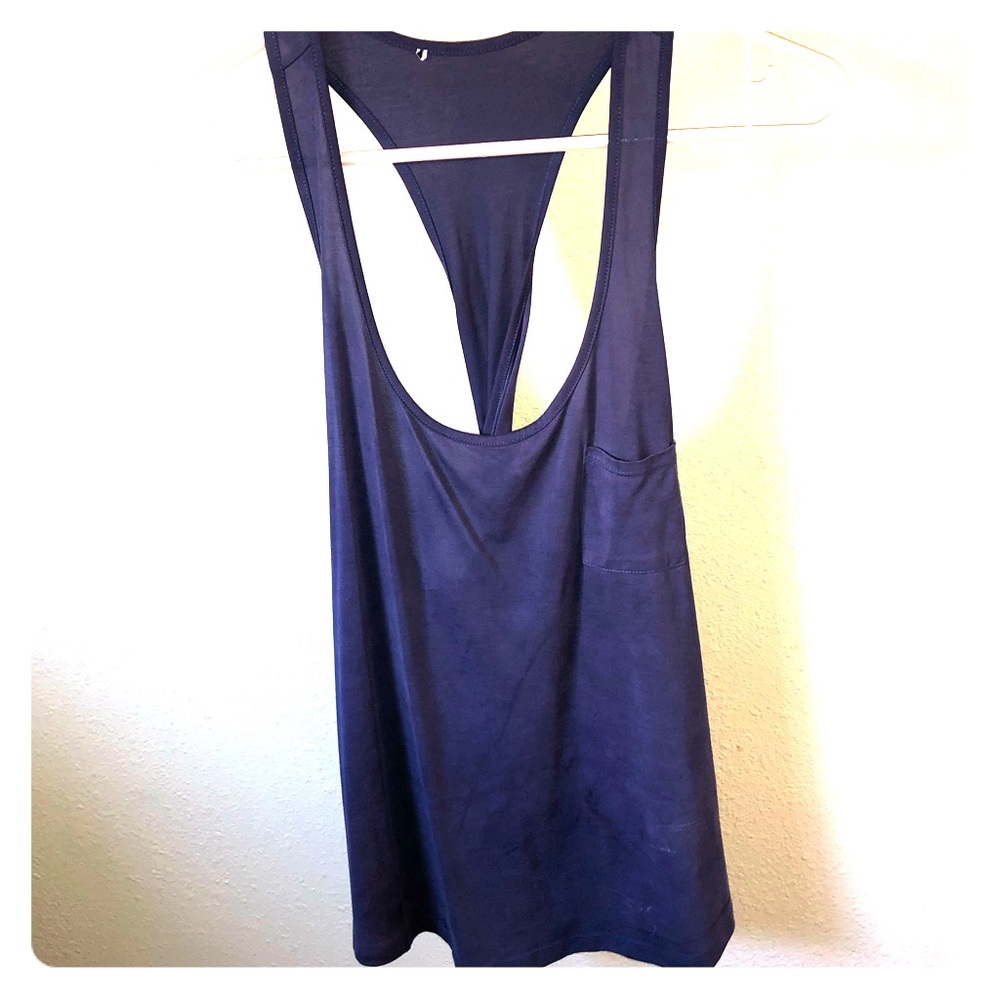 Navy blue tank top